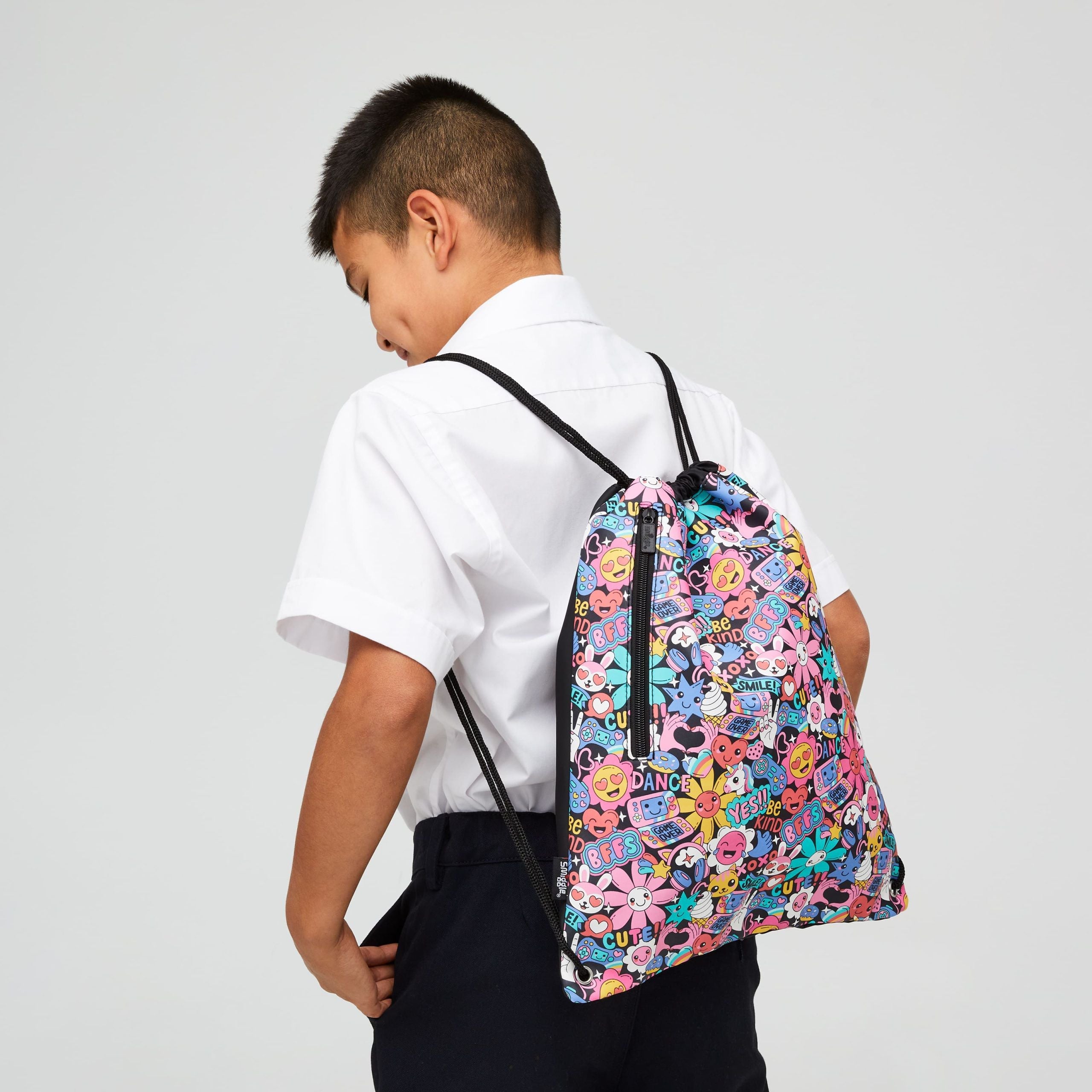 Smiggle - Mochila con cordón Bright Side