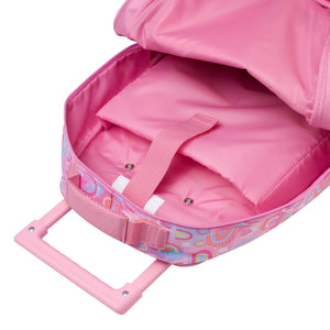 Smiggle - Bright Side Maleta Escolar y de Viaje con Ruedas Iluminadas
