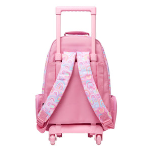Smiggle - Bright Side Maleta Escolar y de Viaje con Ruedas Iluminadas