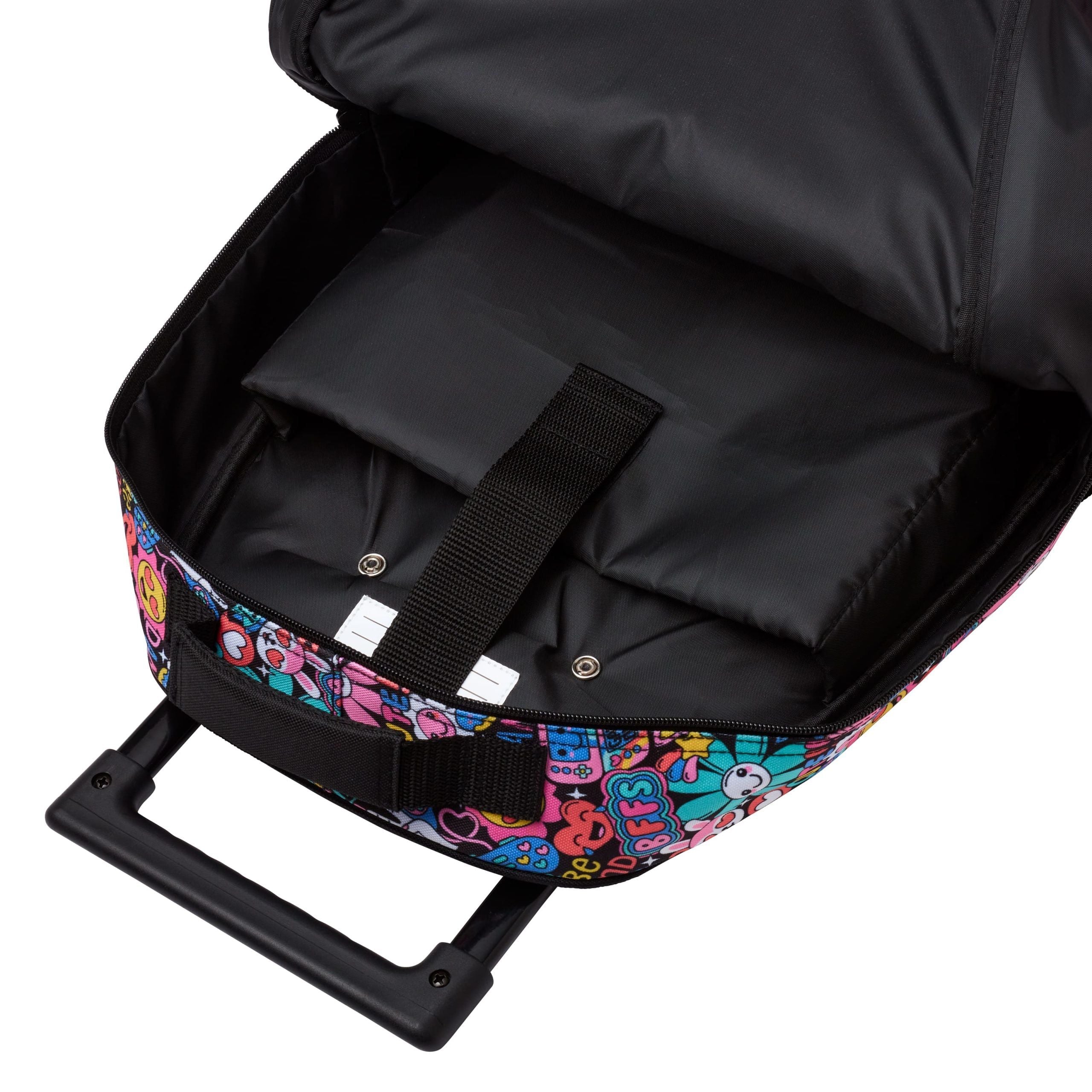 Smiggle - Bright Side Maleta Escolar y de Viaje con Ruedas Iluminadas