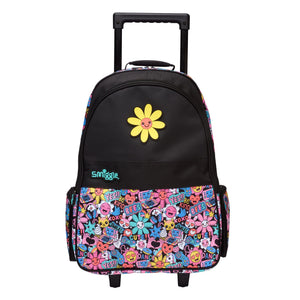 Smiggle - Bright Side Maleta Escolar y de Viaje con Ruedas Iluminadas