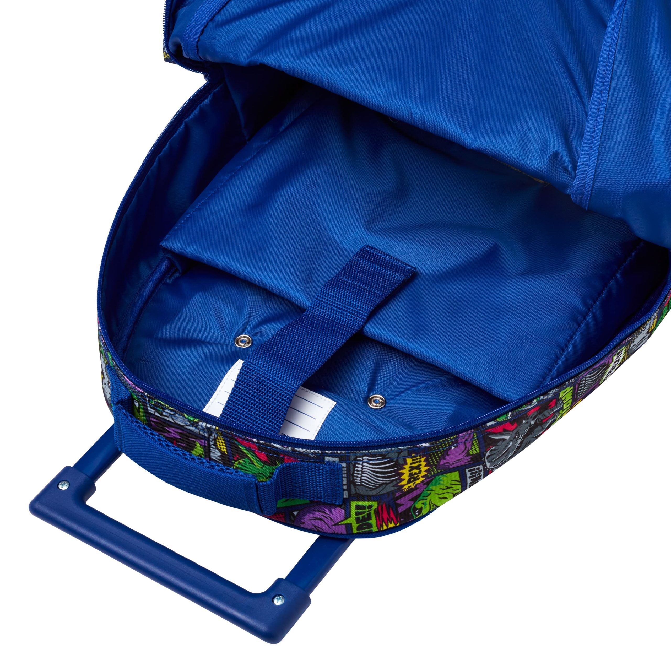 Smiggle - Bright Side Maleta Escolar y de Viaje con Ruedas Iluminadas