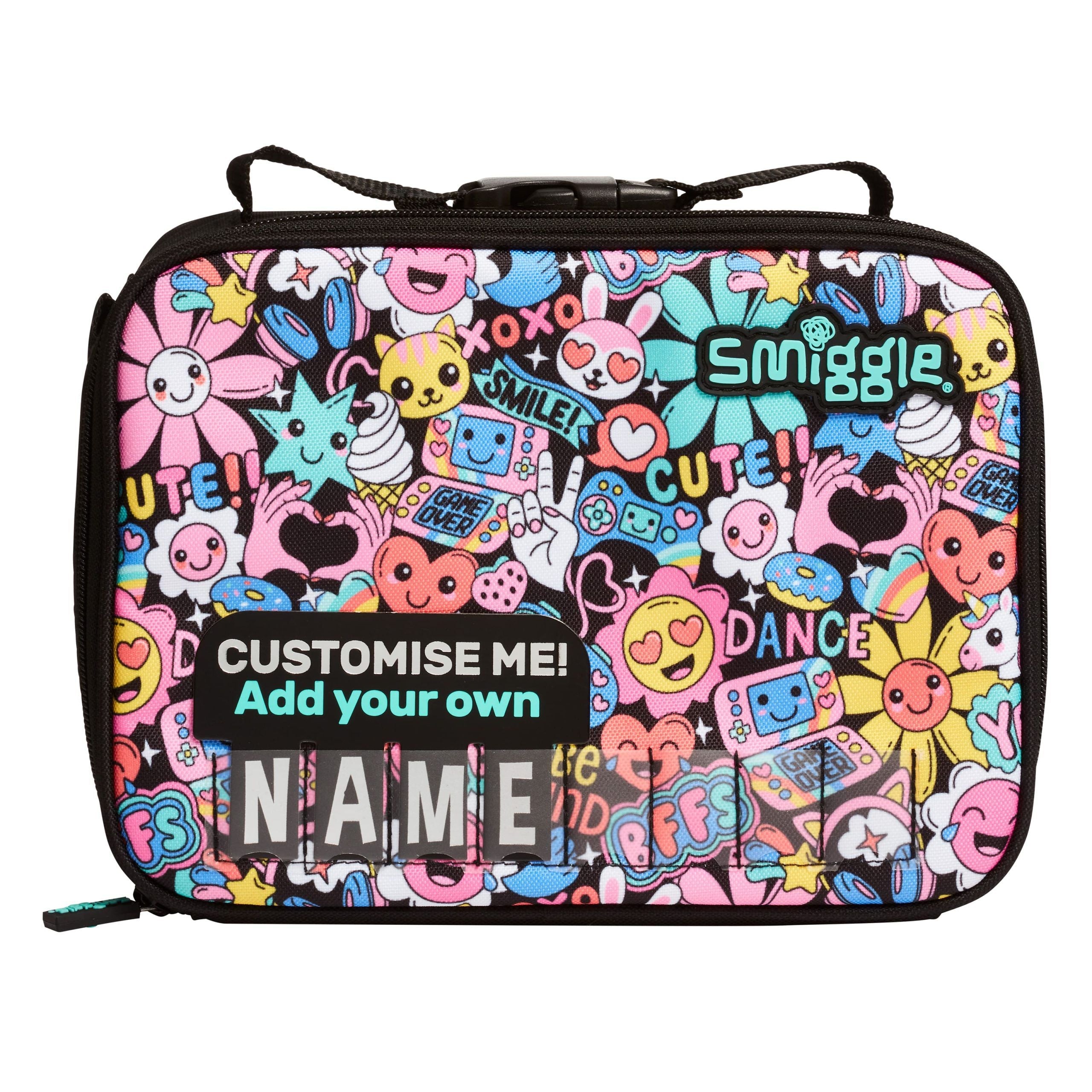 Smiggle - Fiambrera cuadrada Bright Side