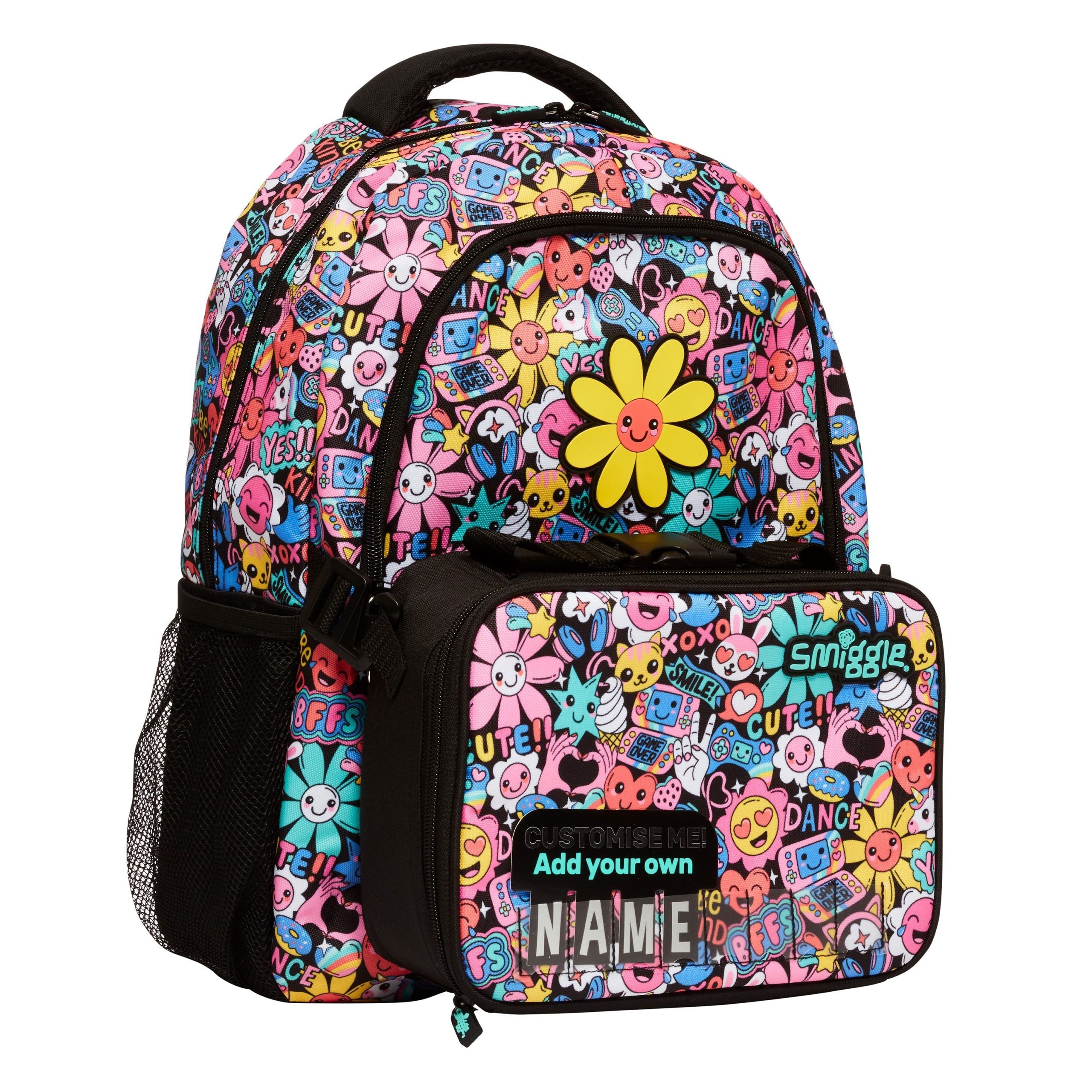 Smiggle - Fiambrera cuadrada Bright Side