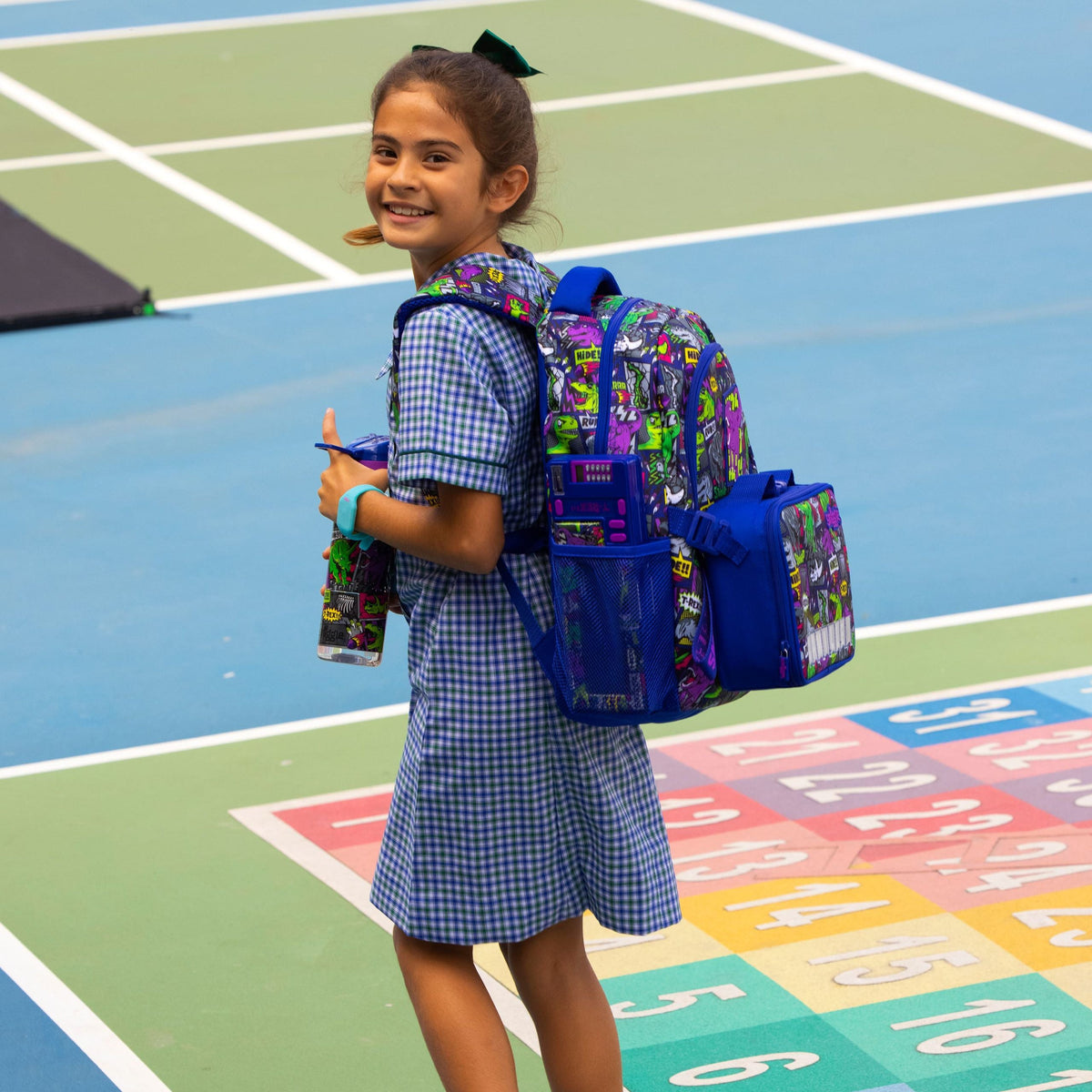 Smiggle - Fiambrera cuadrada Bright Side