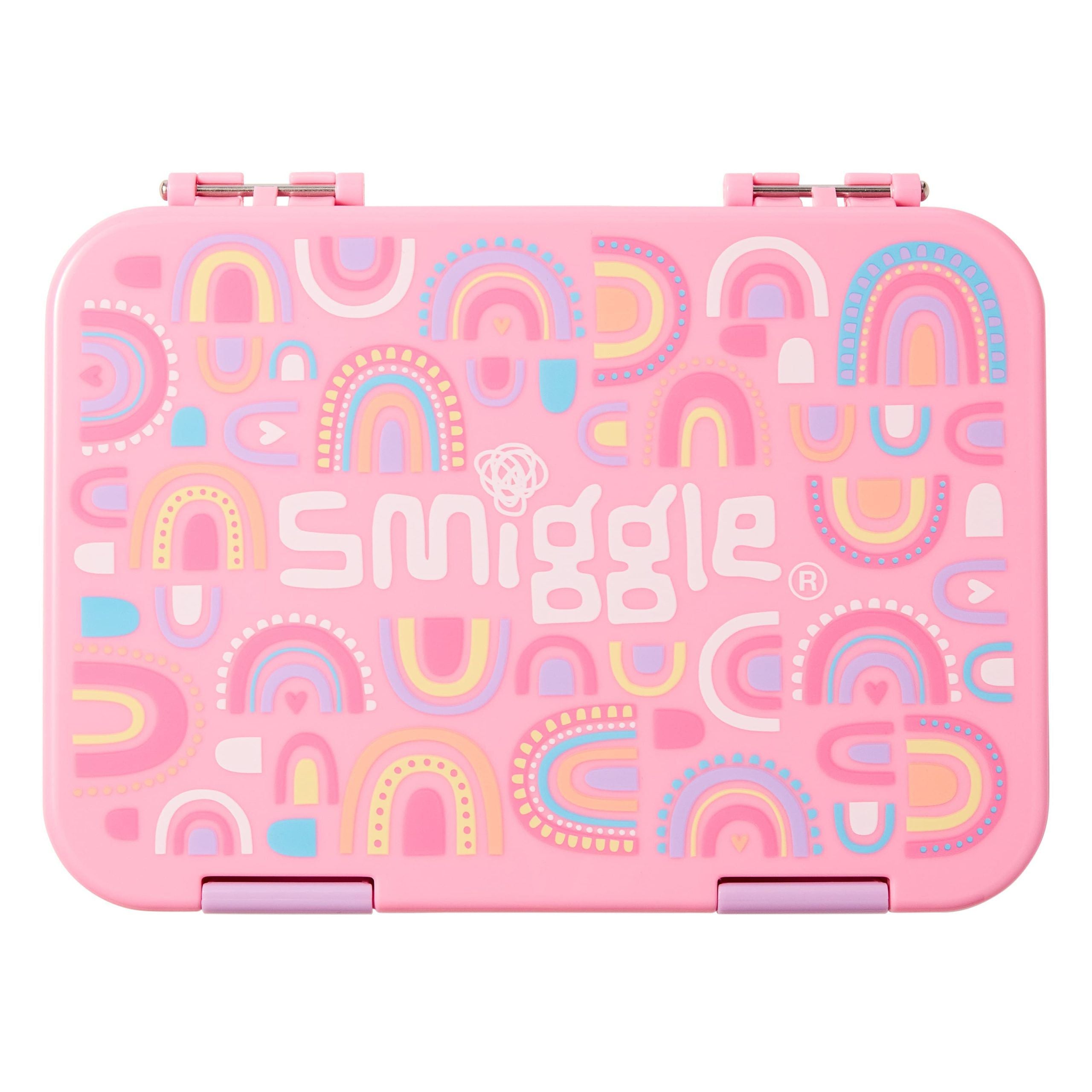 Smiggle - Fiambrera Bento mediana Bright Side