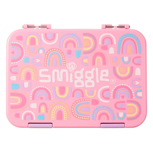Smiggle - Fiambrera Bento mediana Bright Side