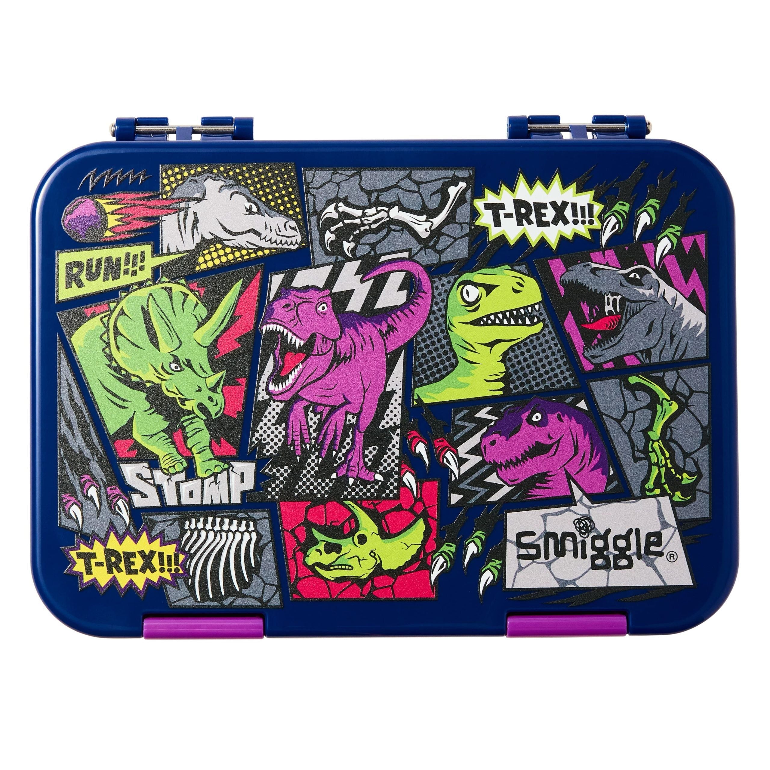 Smiggle - Fiambrera Bento mediana Bright Side