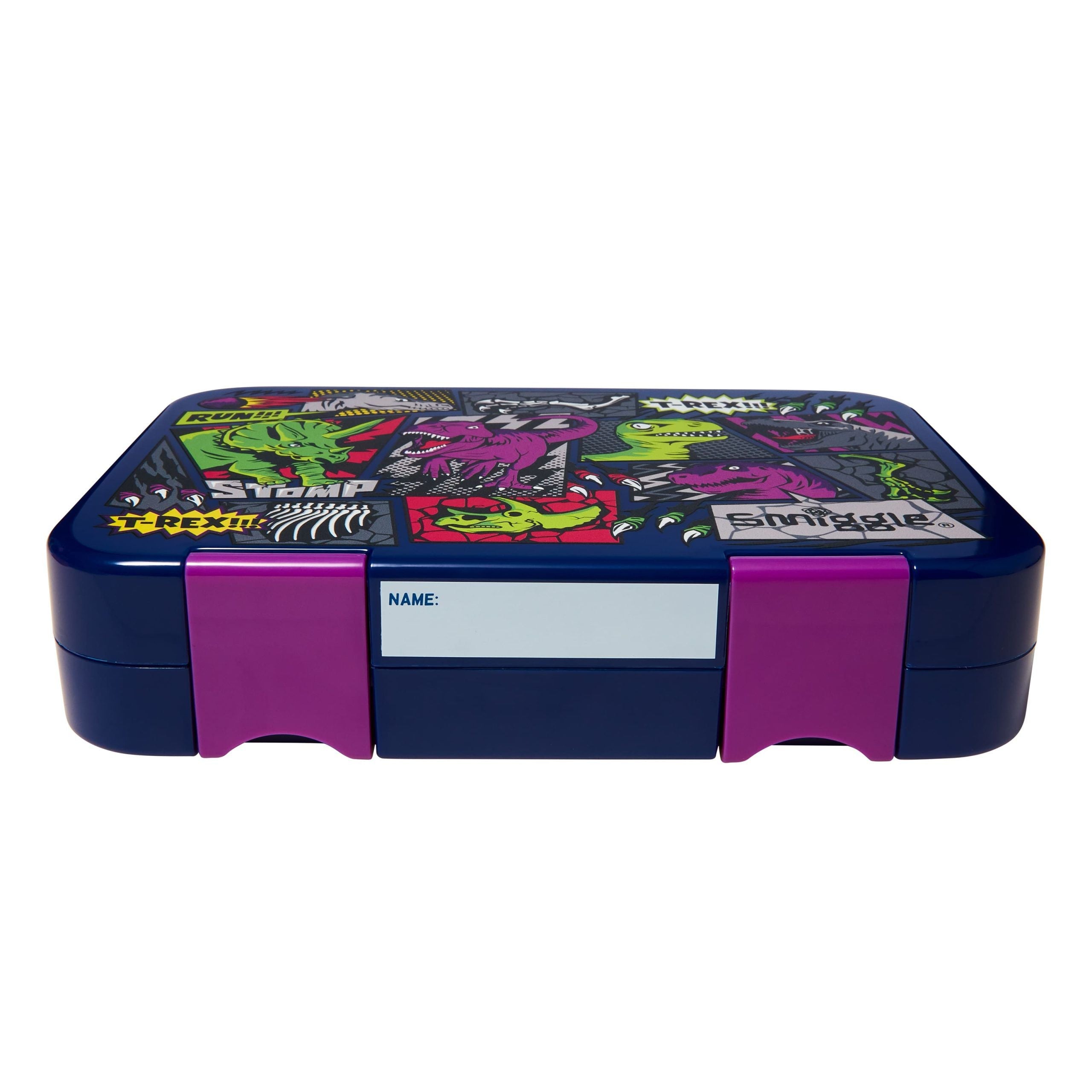 Smiggle - Fiambrera Bento mediana Bright Side