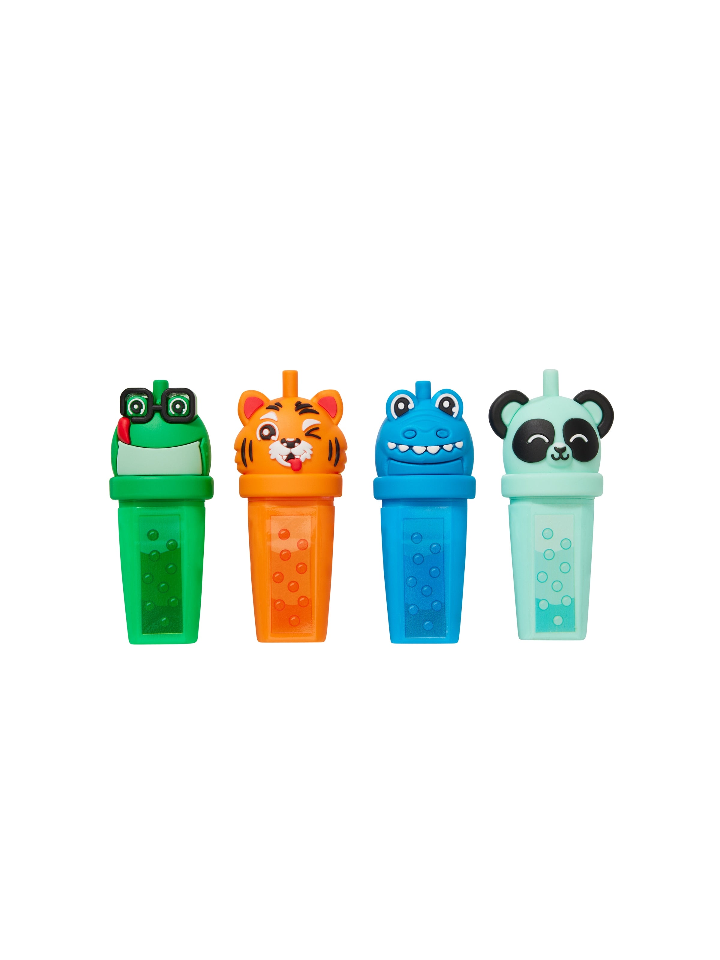 Smiggle - Bubble Time Set de 4 marcadores fosforescentes