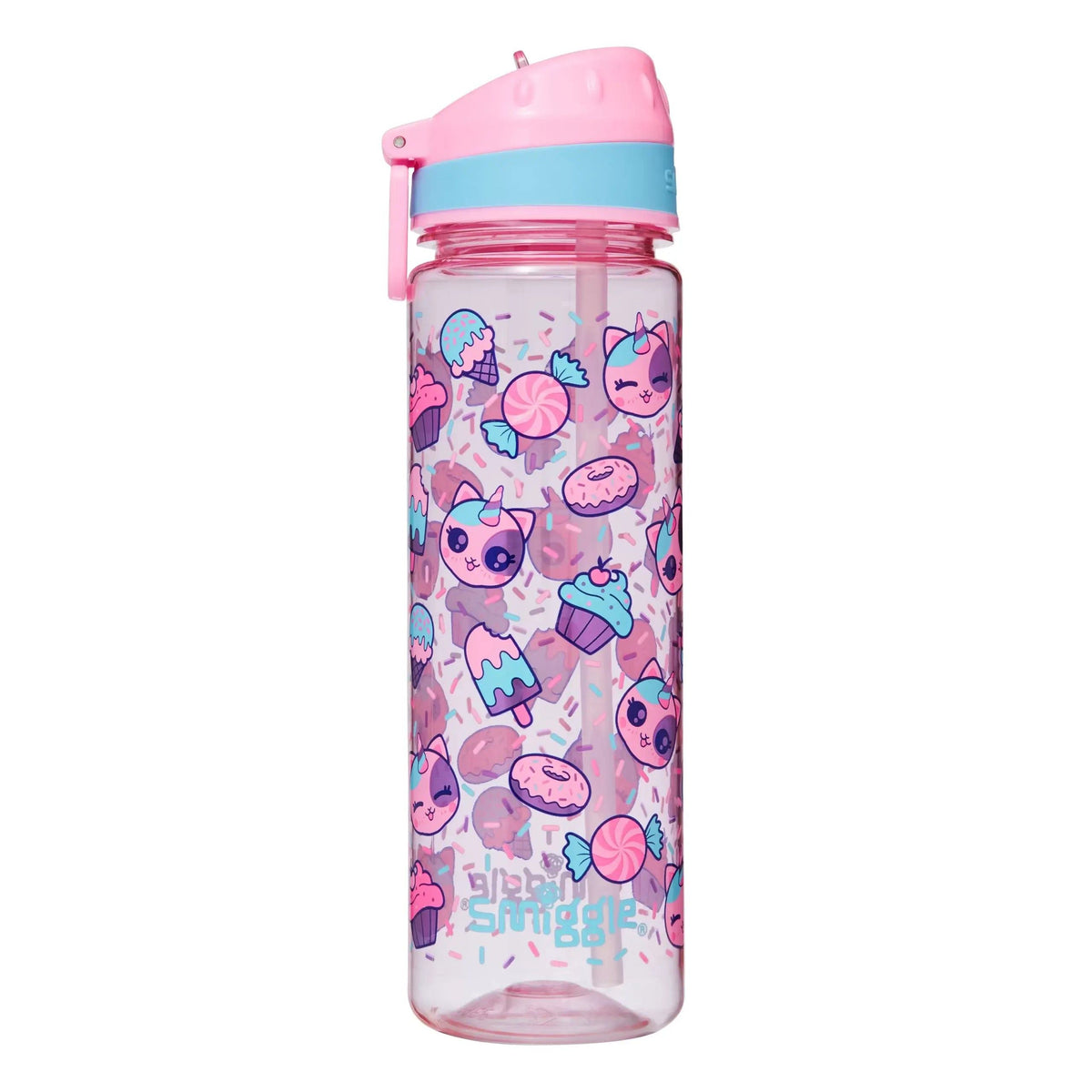 Smiggle - Botella de plástico para bebidas Budz Drink Up de 650 ml