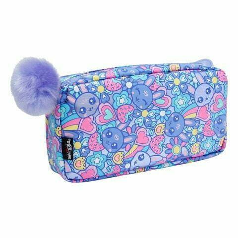 Smiggle - Estuche clásico Budz Hop con dos compartimentos