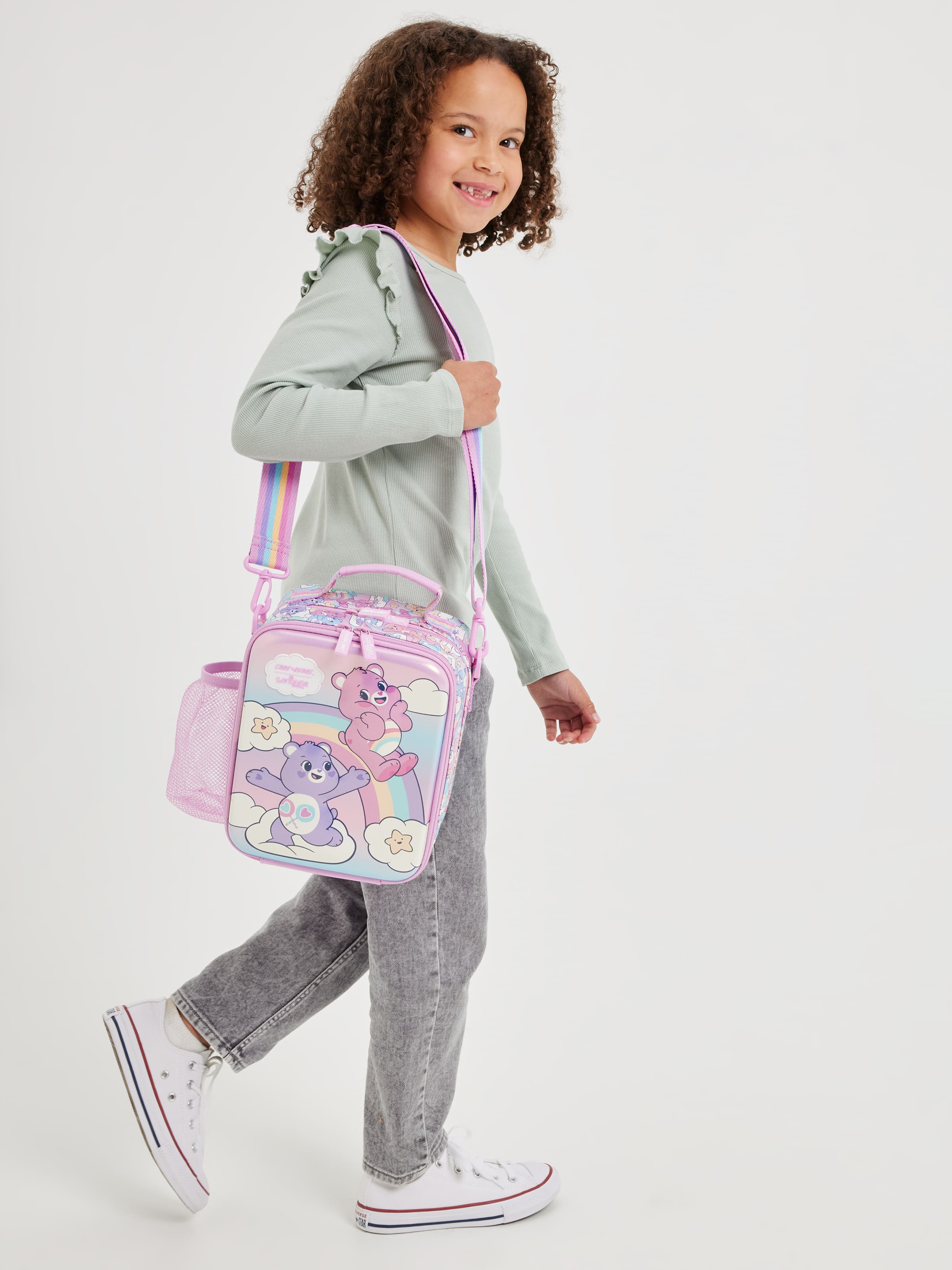 Smiggle - Bolsa de almuerzo con bandolera rígida Care Bears