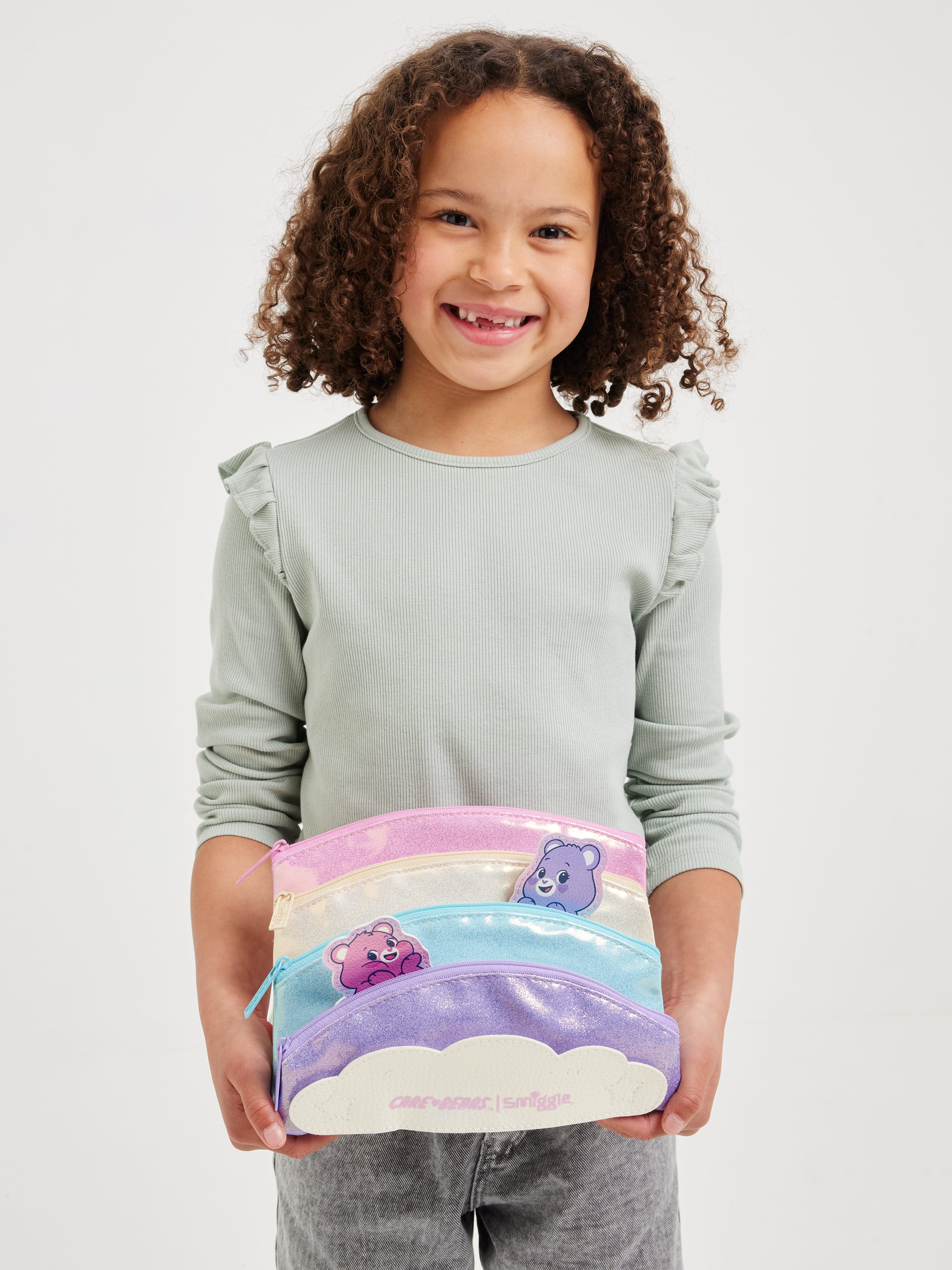 Smiggle - Estuche con varios bolsillos Care Bears