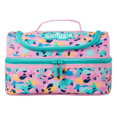 Smiggle - Bolsa para el almuerzo con diseño de gatitos azules de doble piso
