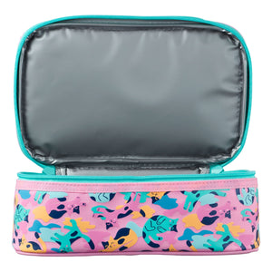 Smiggle - Bolsa para el almuerzo con diseño de gatitos azules de doble piso
