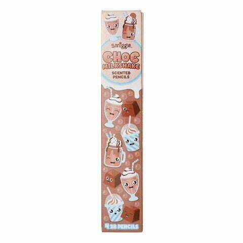 Smiggle - Bolígrafo con Olor a Batido de Chocolate, Paquete de 4