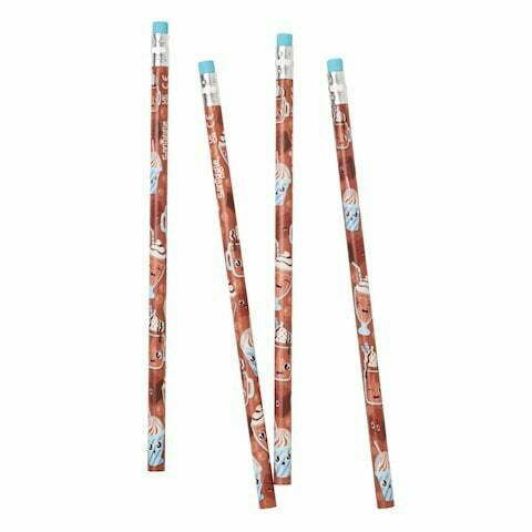 Smiggle - Bolígrafo con Olor a Batido de Chocolate, Paquete de 4