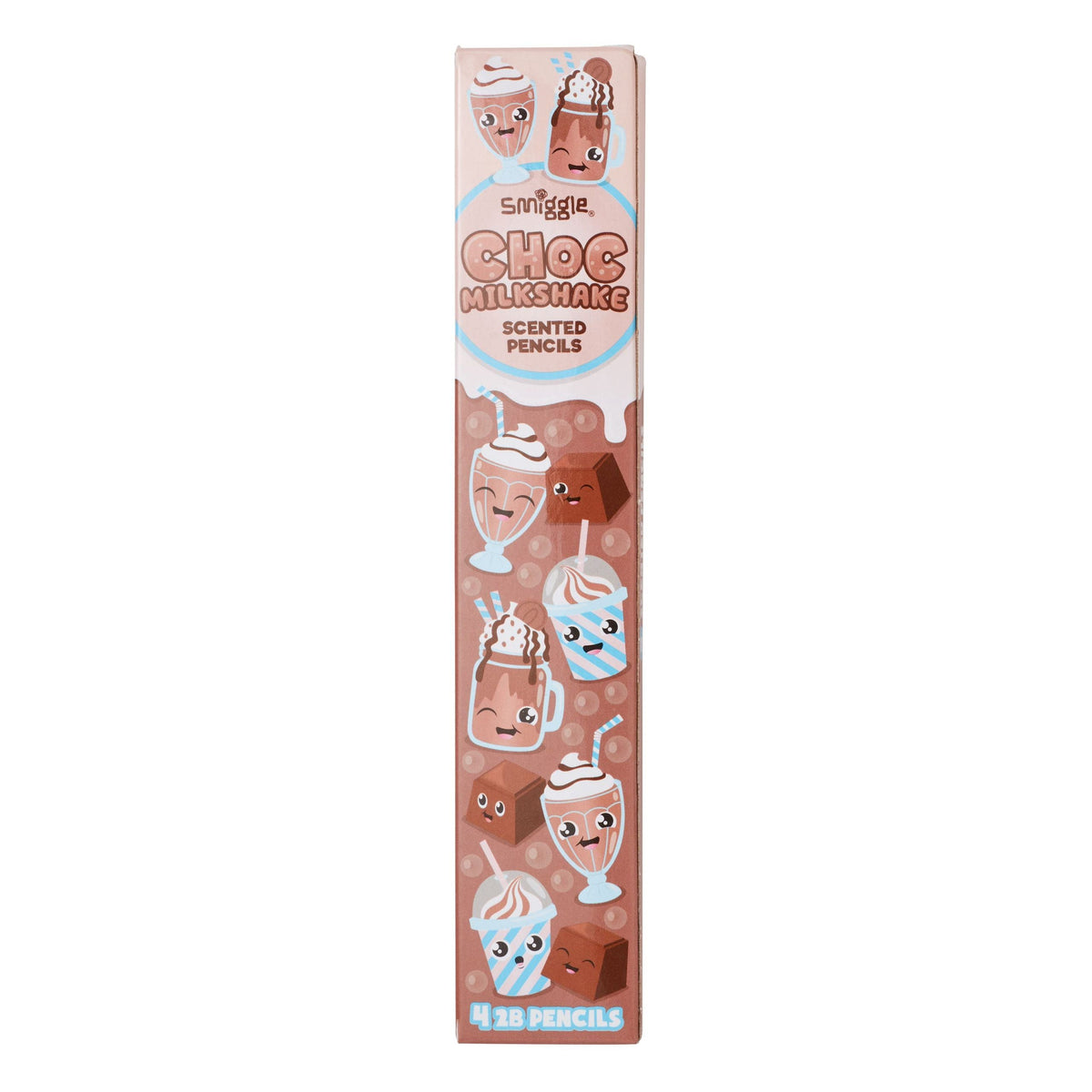 Smiggle - Bolígrafo con Olor a Batido de Chocolate, Paquete de 4