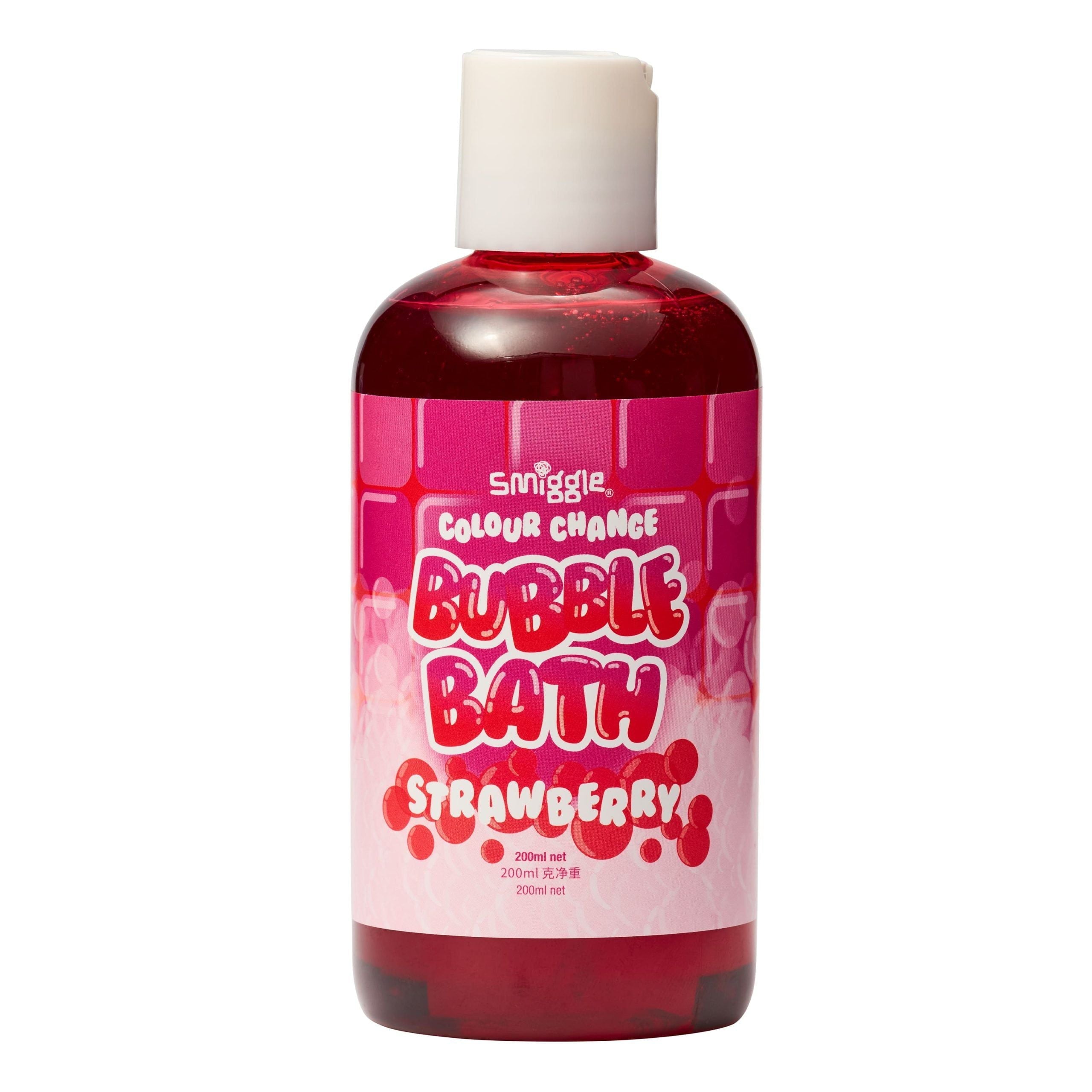 Smiggle - Espuma de baño con aroma a fresa y muchas burbujas