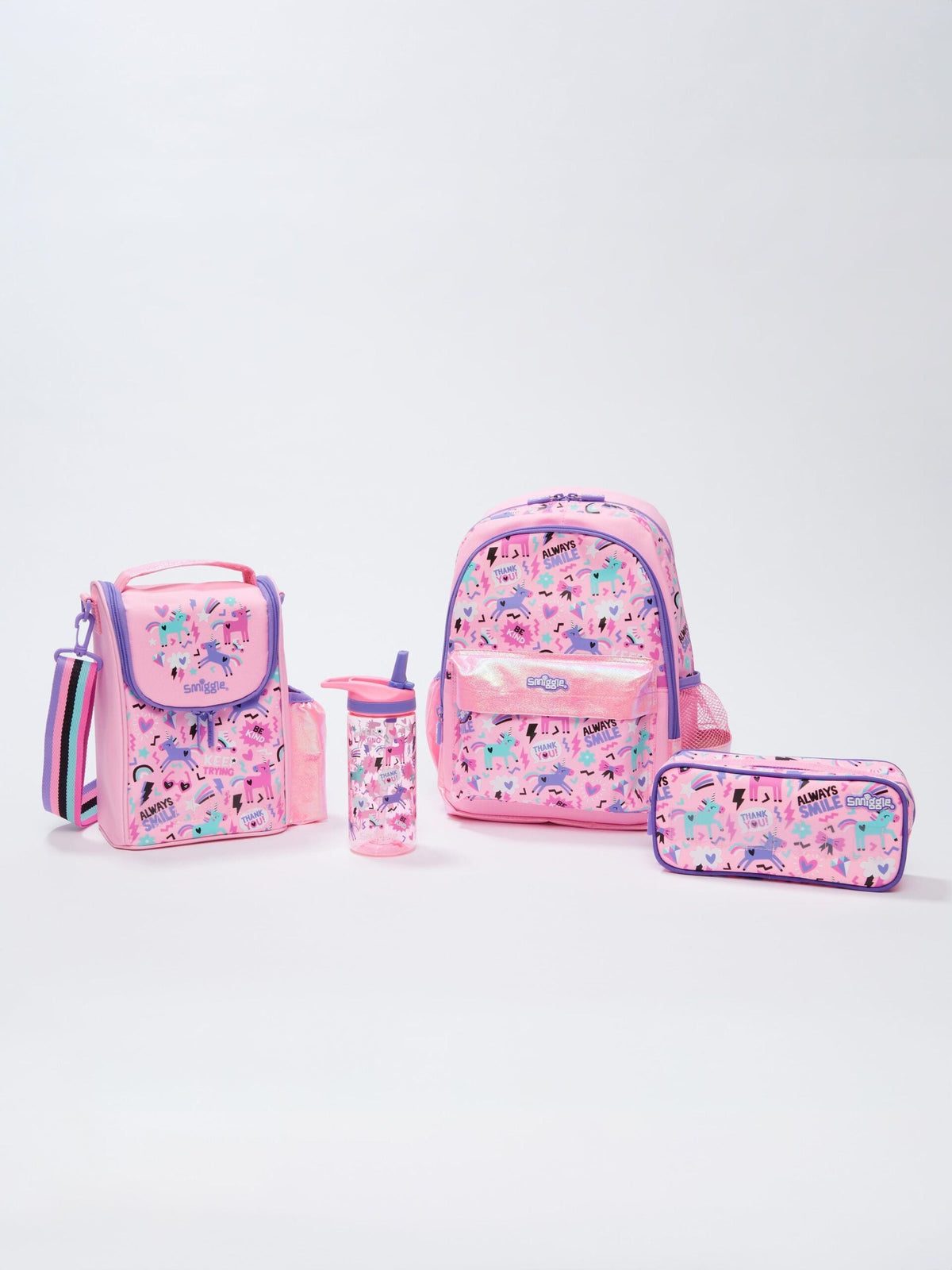 Smiggle - Cloud Nine Juego de 4 mochilas para guardería y preescolar