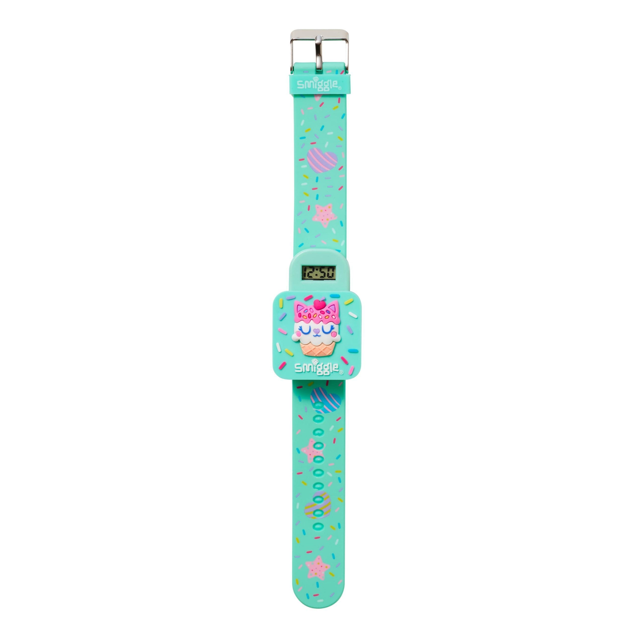 Smiggle - Cloud Nine Reloj de pulsera con tapa intercambiable para niños