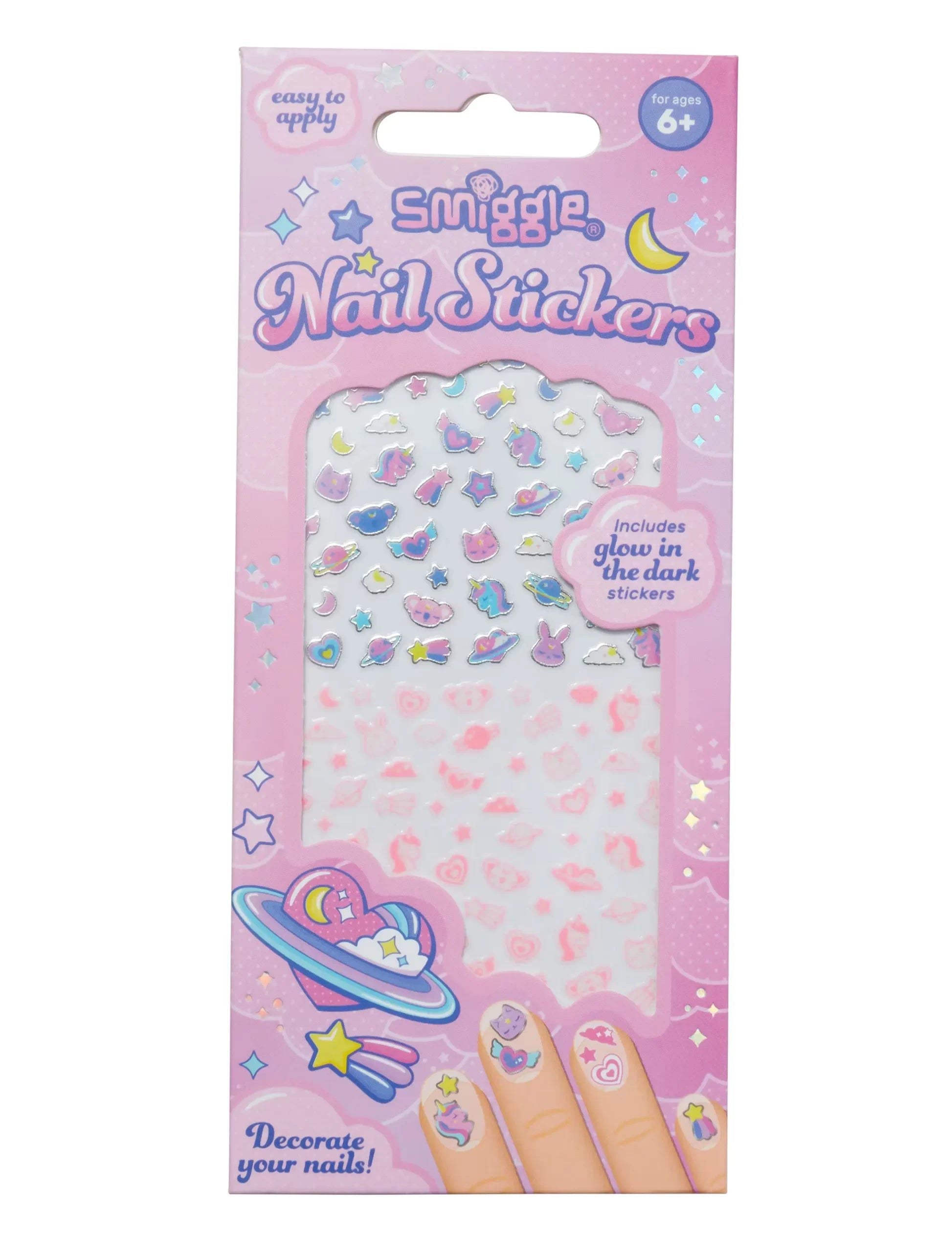 Smiggle - Pegatinas de uñas para niños
