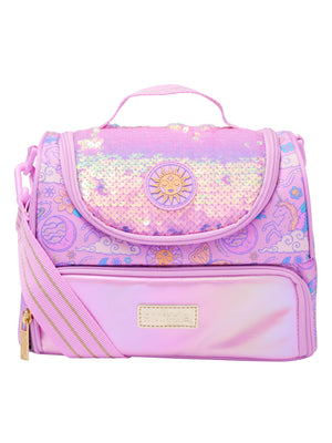Smiggle - Cosmos Bolsa de Almuerzo Grande Doble con Correa