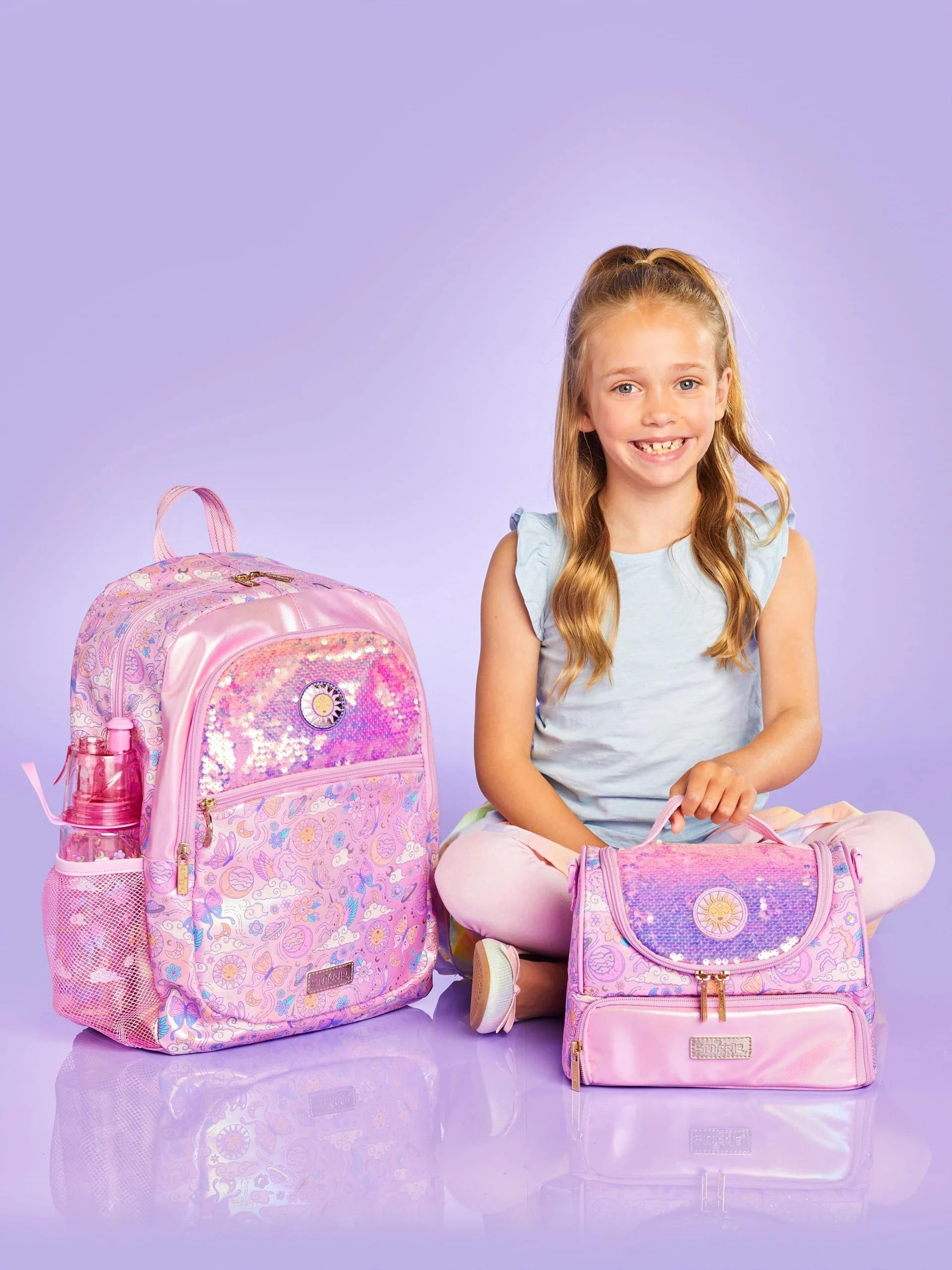 Smiggle - Mochila escolar clásica Cosmos