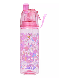 Smiggle - Botella de Agua con Rociador Cosmos 560ML Sin BPA