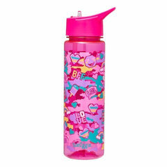 Smiggle - Botella de agua Dash sin BPA de 750 ml con pajita