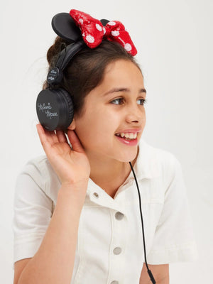 Smiggle - Auriculares de diadema Disney Minnie Mouse