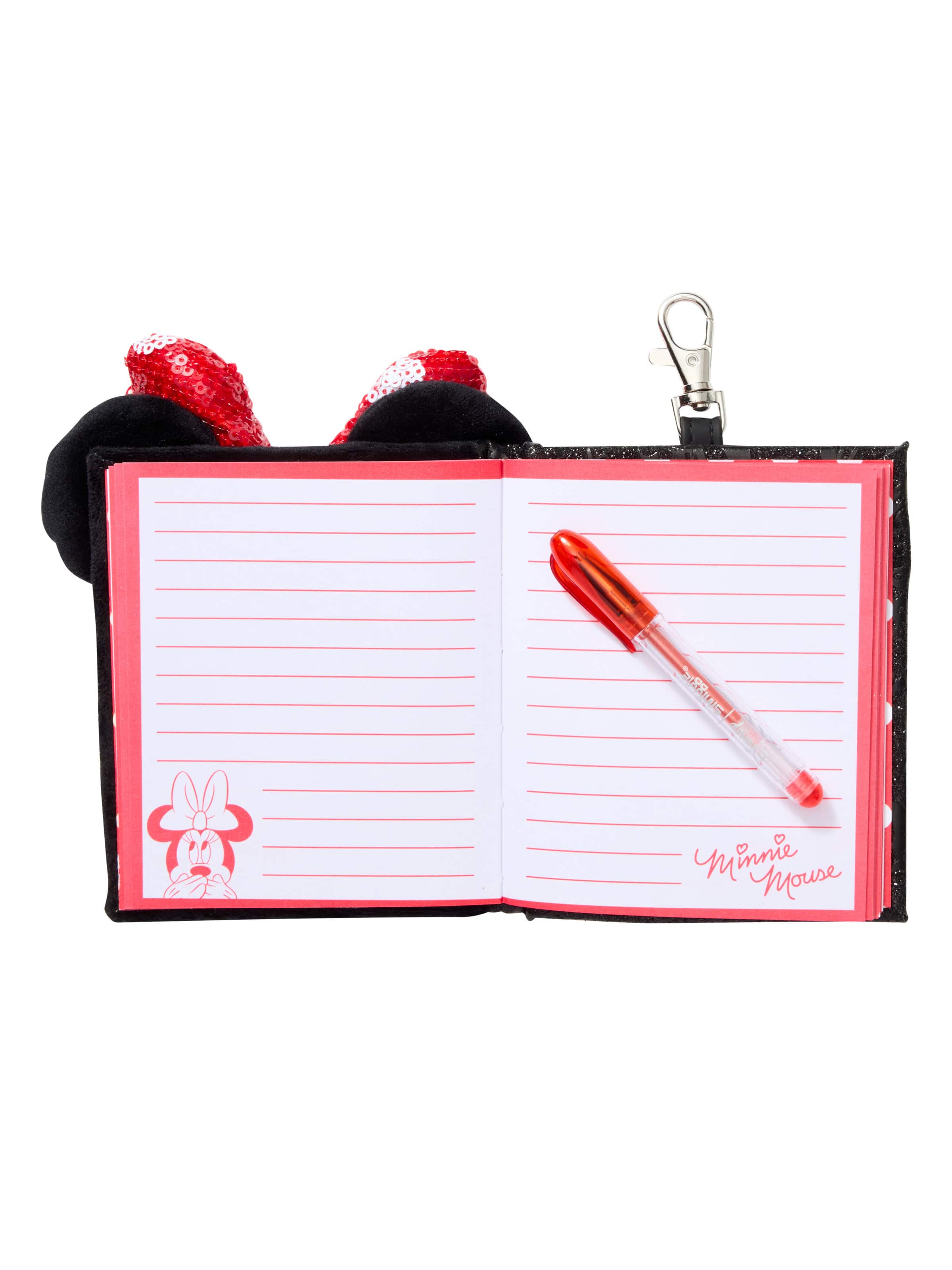 Smiggle - Mini Libreta de Minnie Mouse de Disney con Llavero