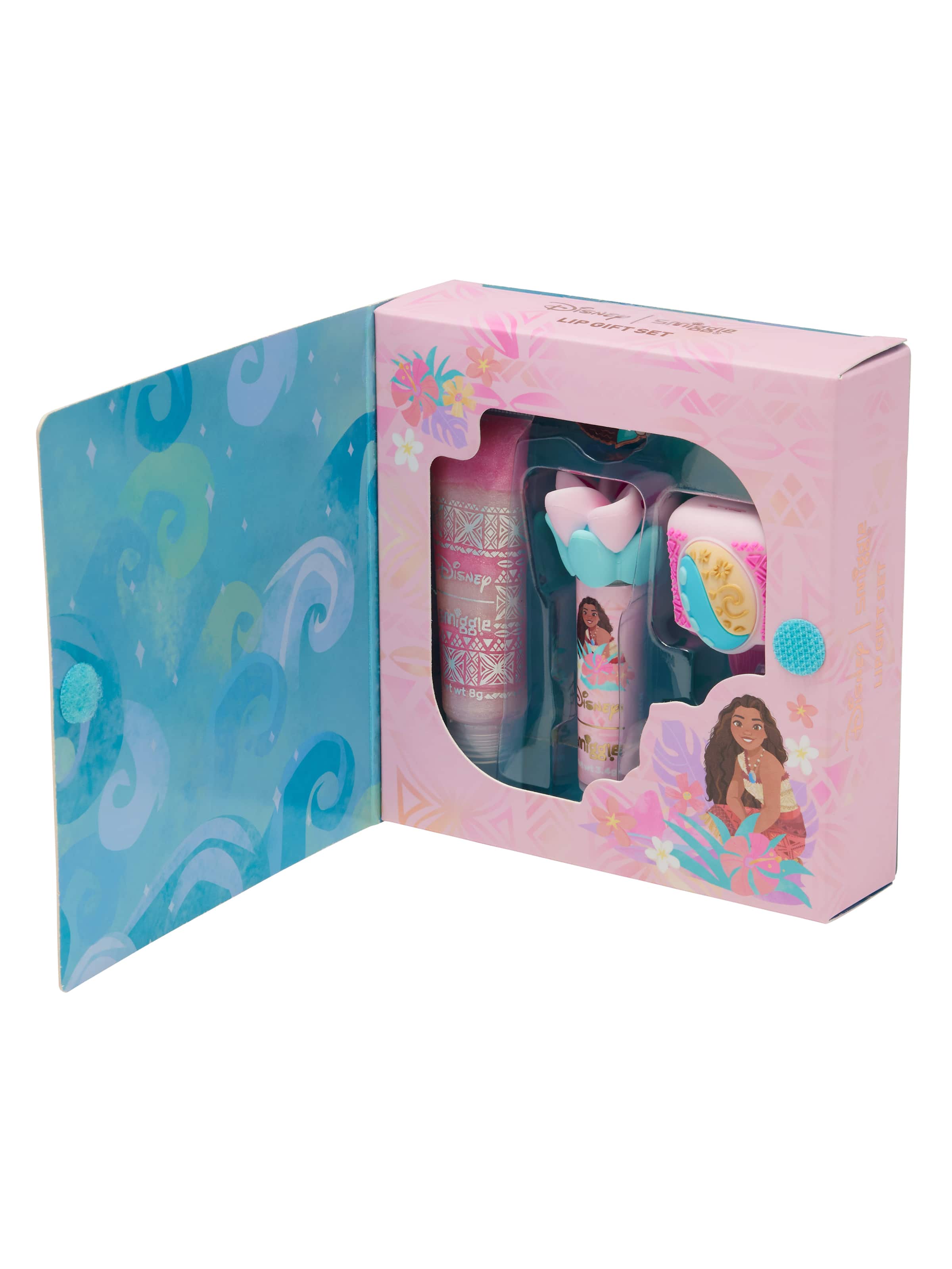 Smiggle - Disney Moana - Set de Regalo para el Cuidado de los Labios Infantil