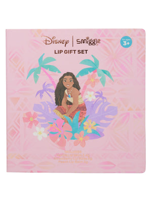 Smiggle - Disney Moana - Set de Regalo para el Cuidado de los Labios Infantil