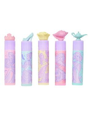 Smiggle - Set de 5 Bálsamos Labiales Disney Princesas con Estuche
