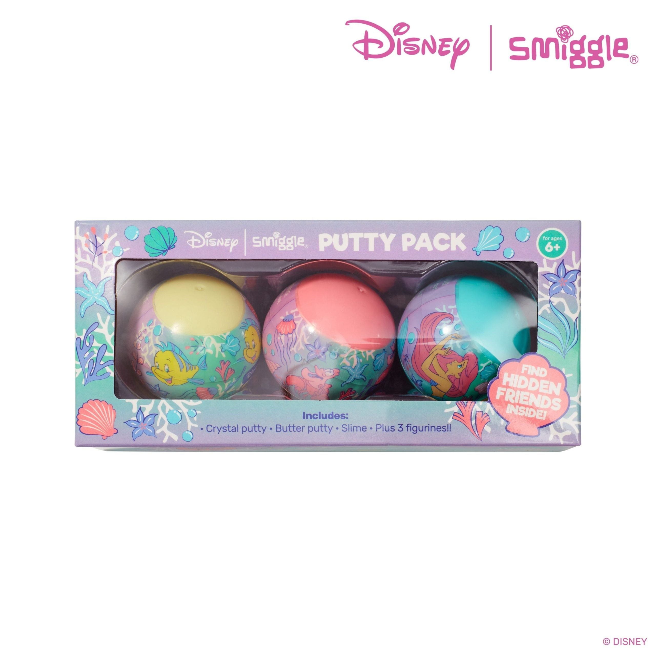 Smiggle - Disney Princesa Ariel Pack de 3 Diversión