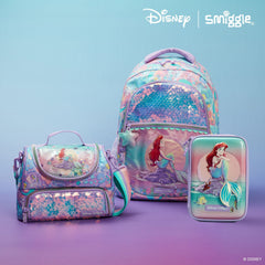 Smiggle - Set de 3 piezas de mochila escolar Disney Princesa Ariel