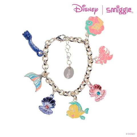 Smiggle - Pulsera con dije de la Princesa Ariel de Disney