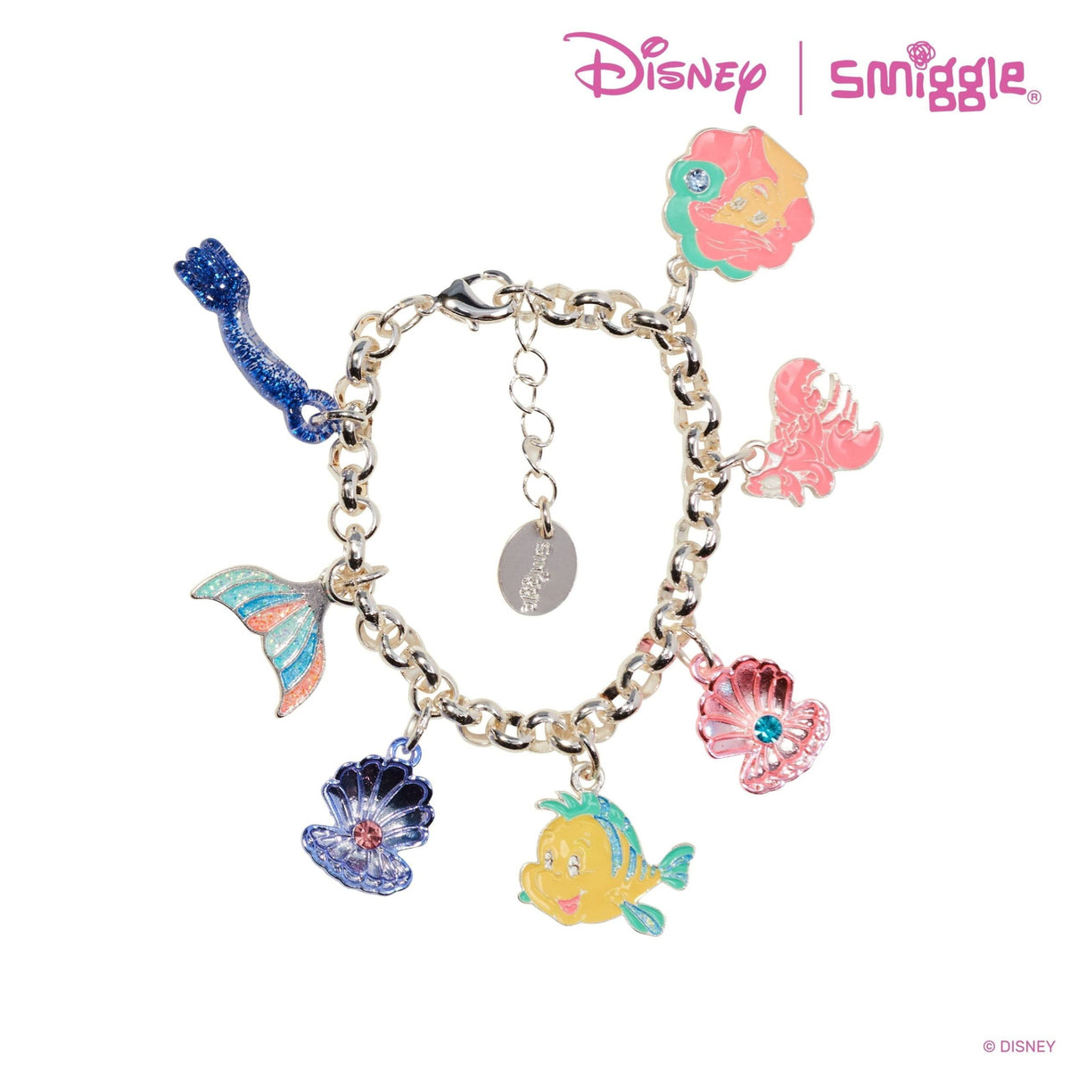 Smiggle - Pulsera con dije de la Princesa Ariel de Disney