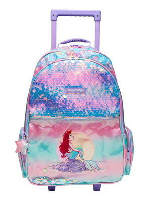 Smiggle - Disney Princess Trolley Bag con ruedas iluminadas