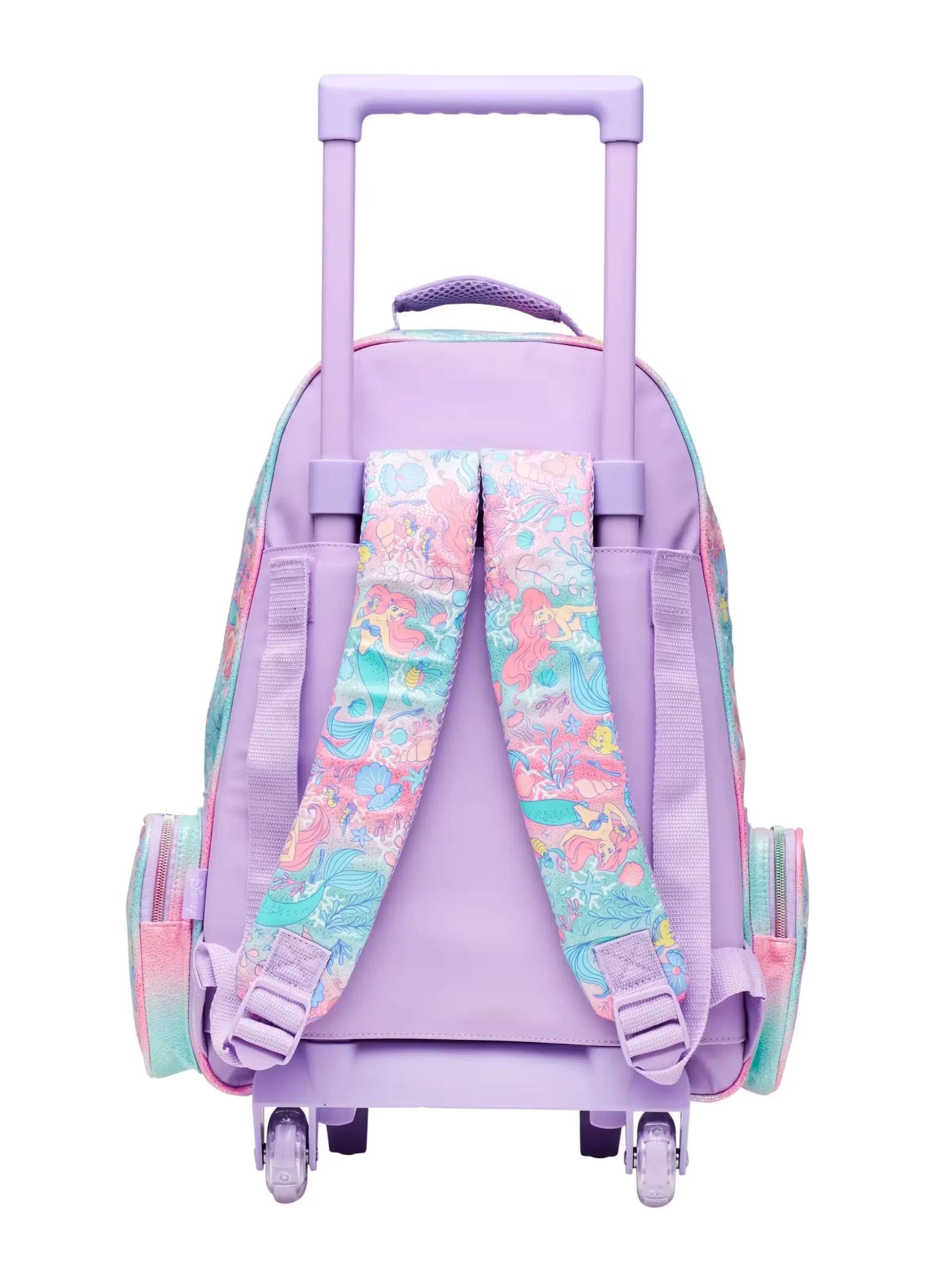 Smiggle - Disney Princess Trolley Bag con ruedas iluminadas