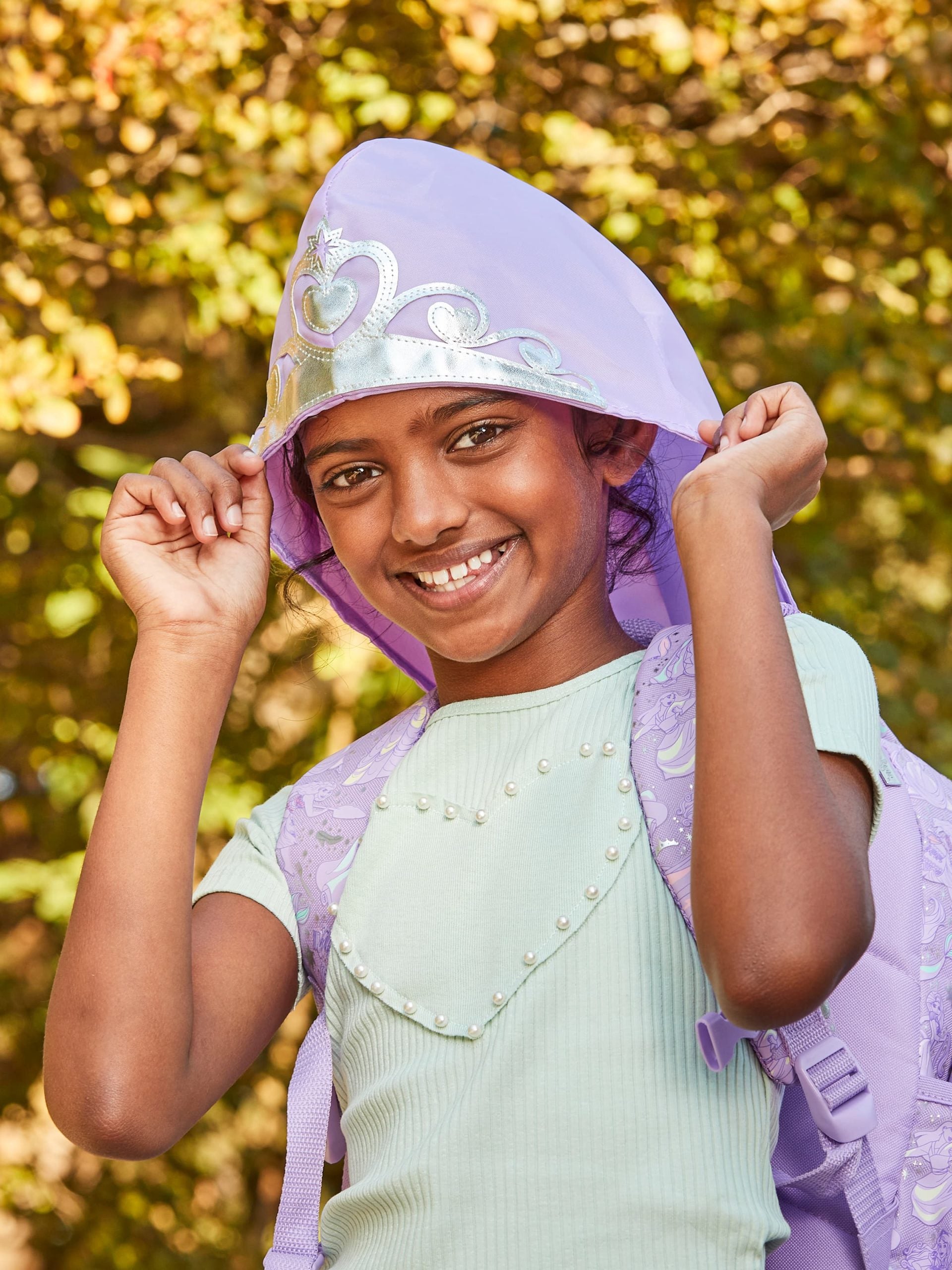 Smiggle - Mochila con capucha Disney Princess Junior