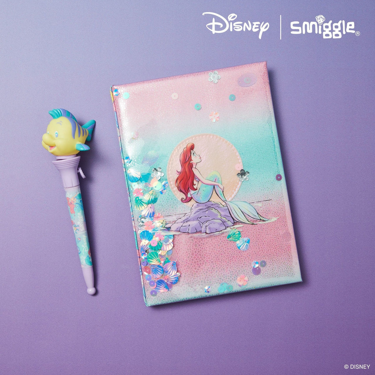Smiggle - Paquete de papelería Princesas Disney