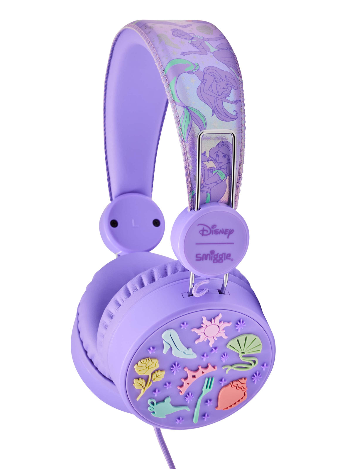 Smiggle - Auriculares de diadema Disney Princess