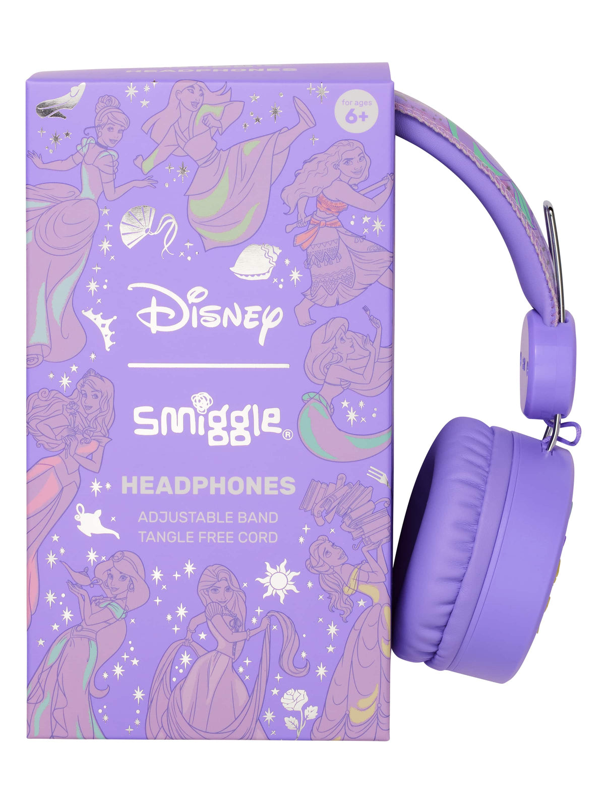 Smiggle - Auriculares de diadema Disney Princess