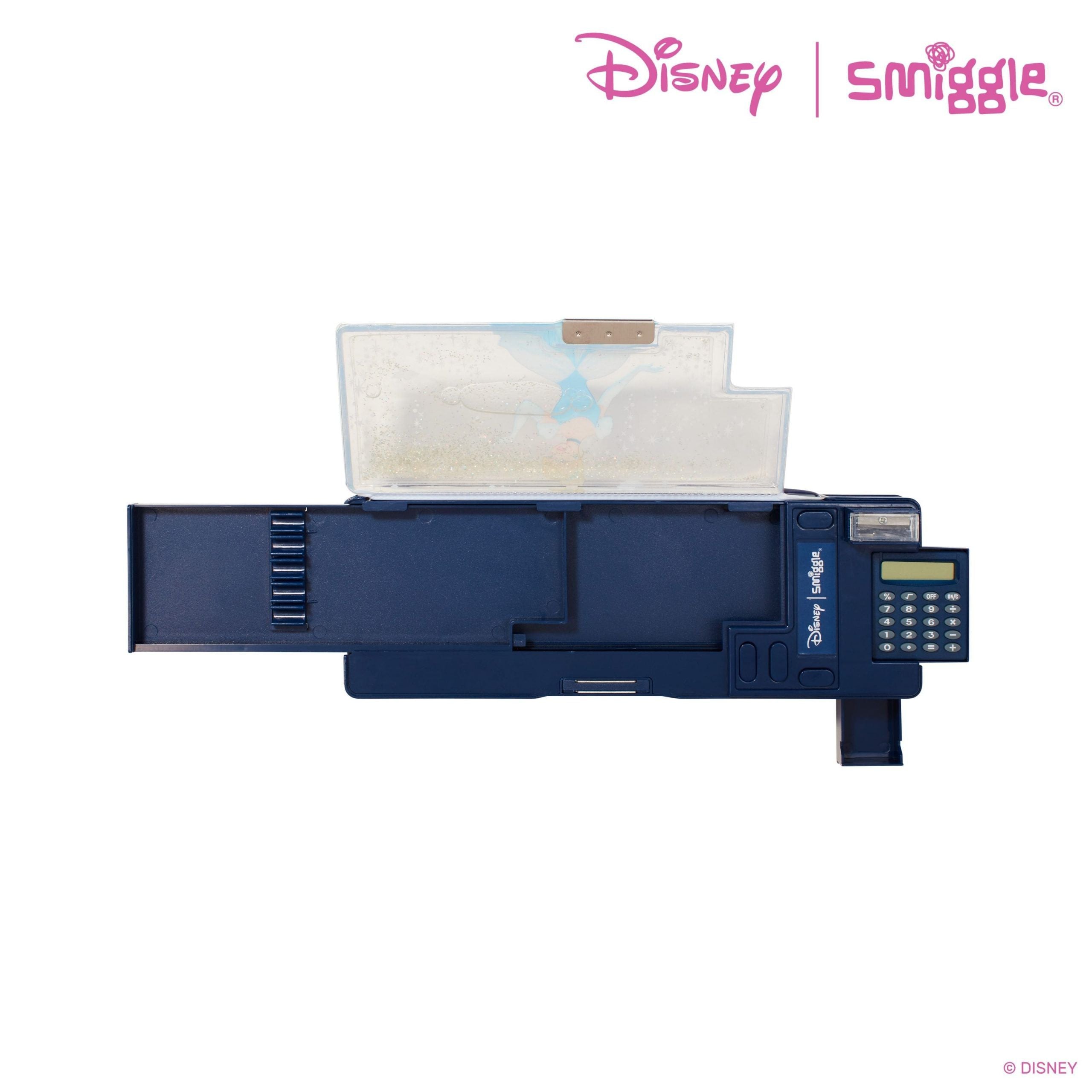 Smiggle - Estuche automático con calculadora Disney Princesa Cenicienta