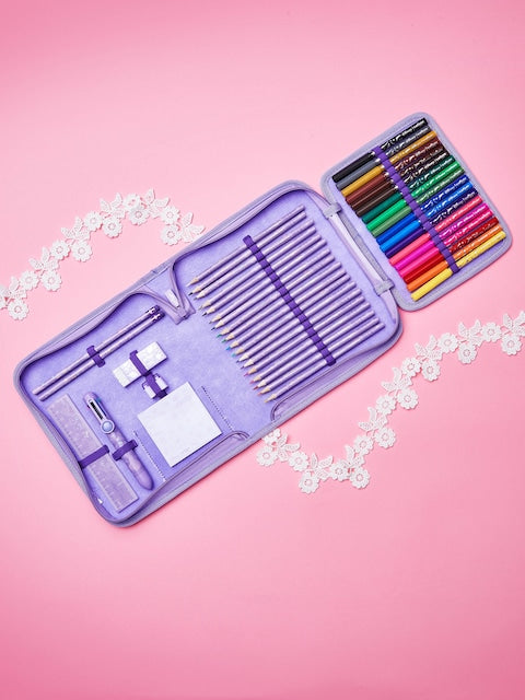 Smiggle - Set de papelería y estuche de princesas Disney