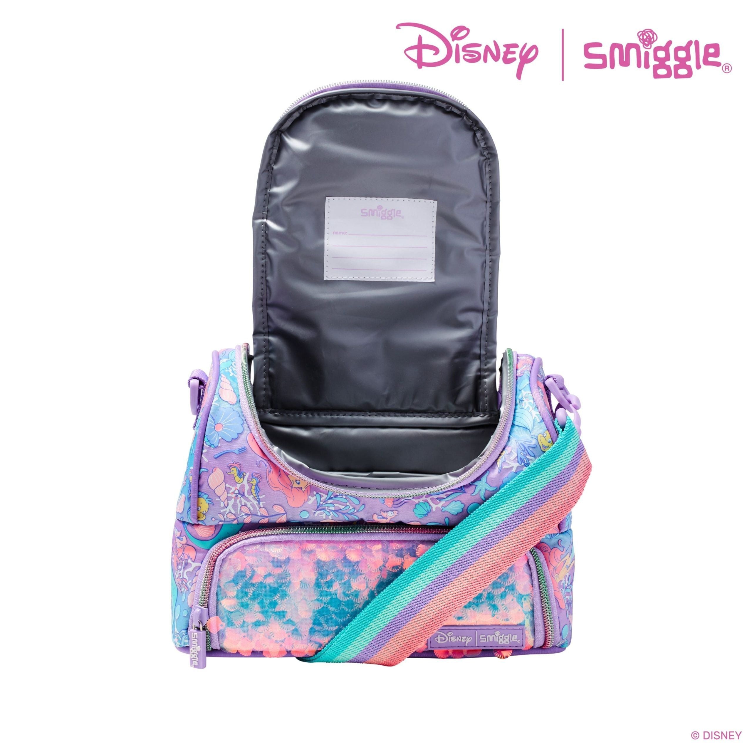 Smiggle - Disney Princess Fiambrera de Doble Piso con Correa