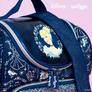 Smiggle - Disney Princess Cinderella Fiambrera de Dos Compartimentos con Correa